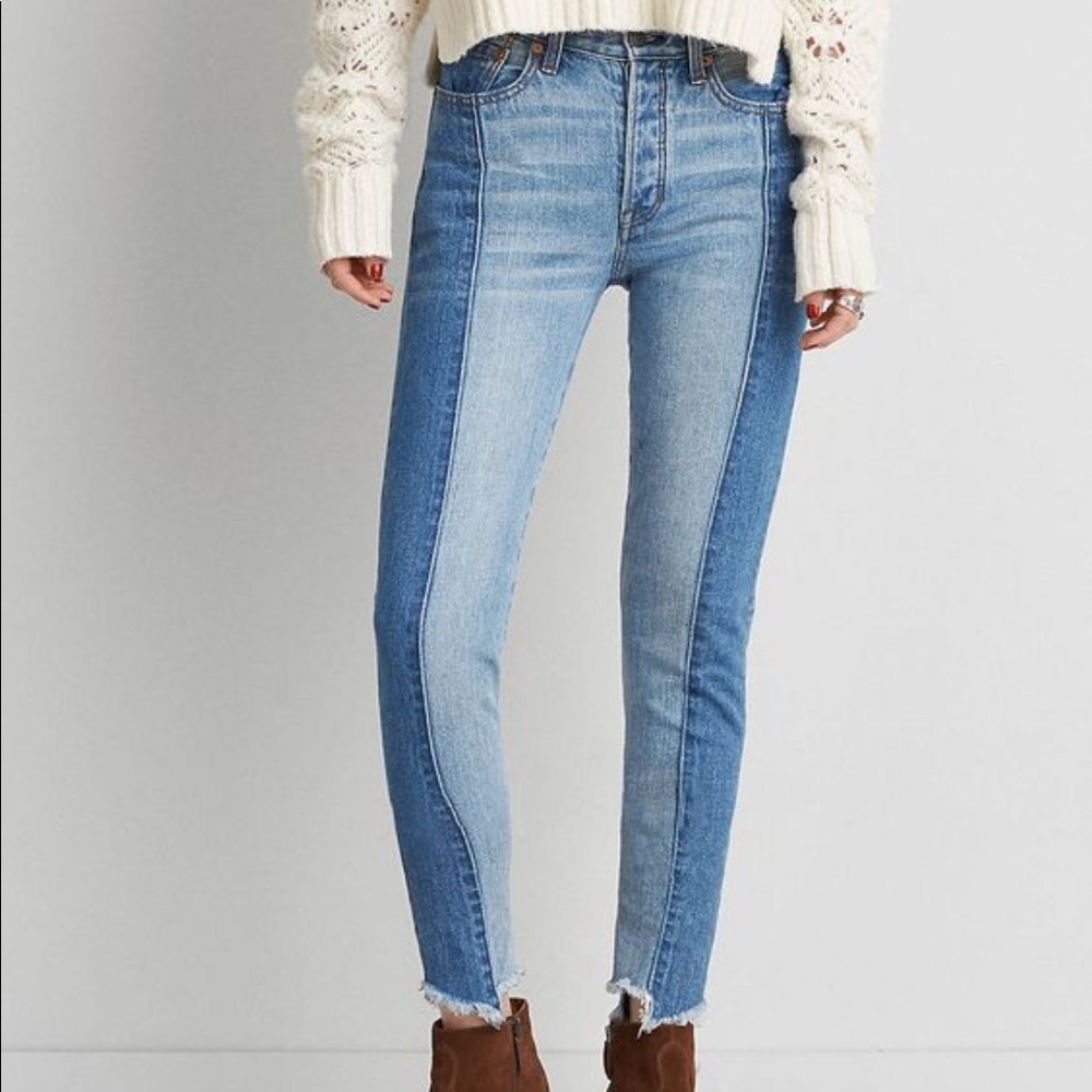 American eagle vintage hi rise jeans